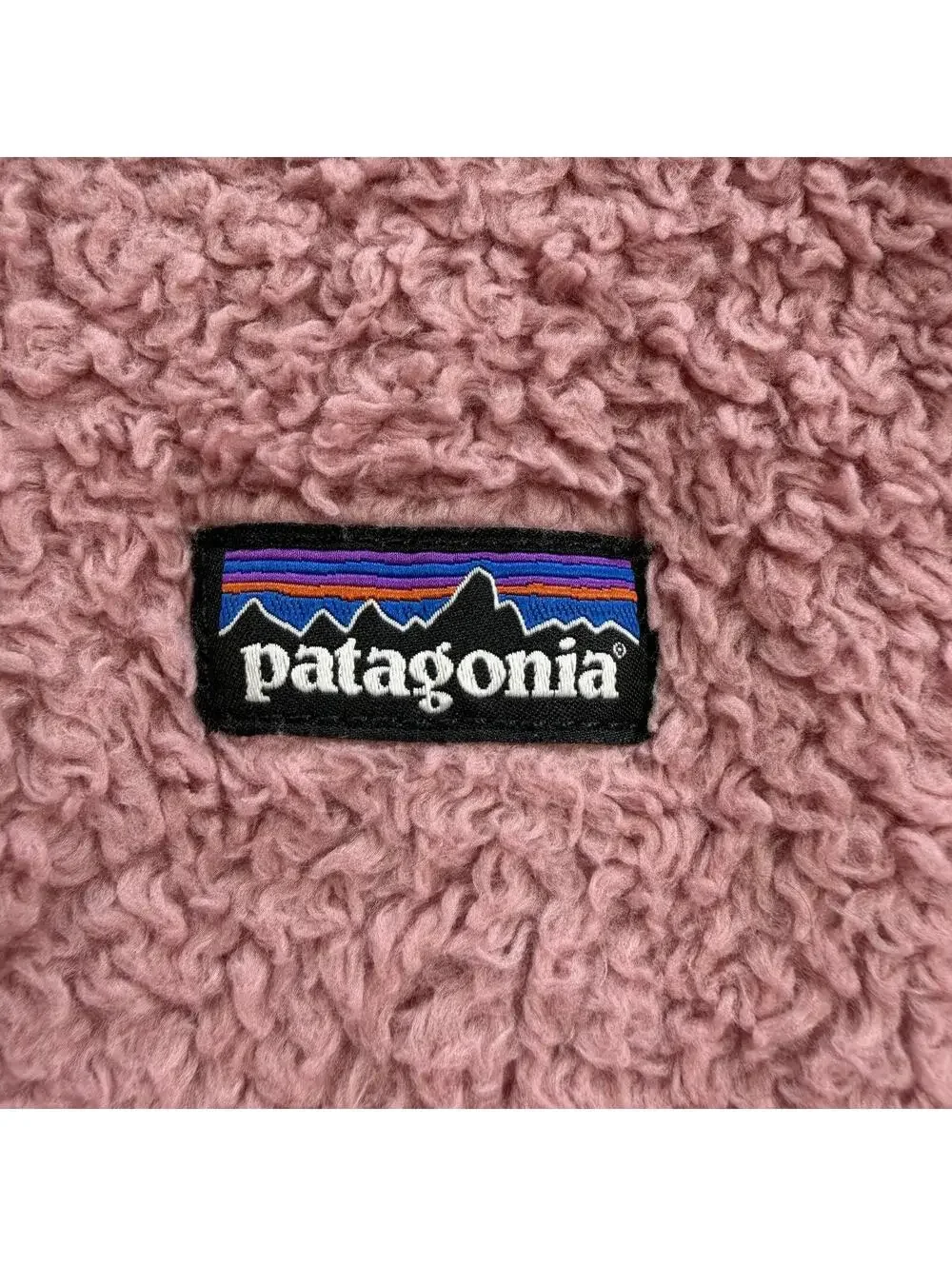Patagonia Pink Sherpa Fleece Hoodie Youth L Cropped Quarter Zip Jacket Fits W XS